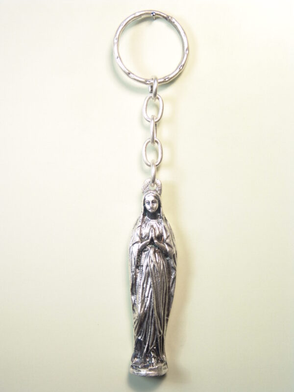 LLAVEROS RELIGIOSOS IMÁGENES RELIEVE "VIRGEN DE LOURDES"