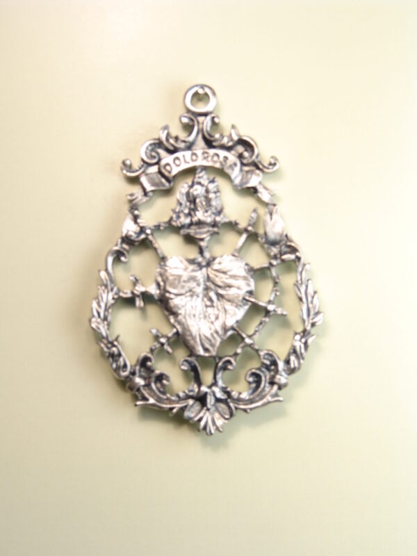 MEDALLAS RELIGIOSAS HERÁLDICAS RELIEVE "DOLOROSA 70 MM"