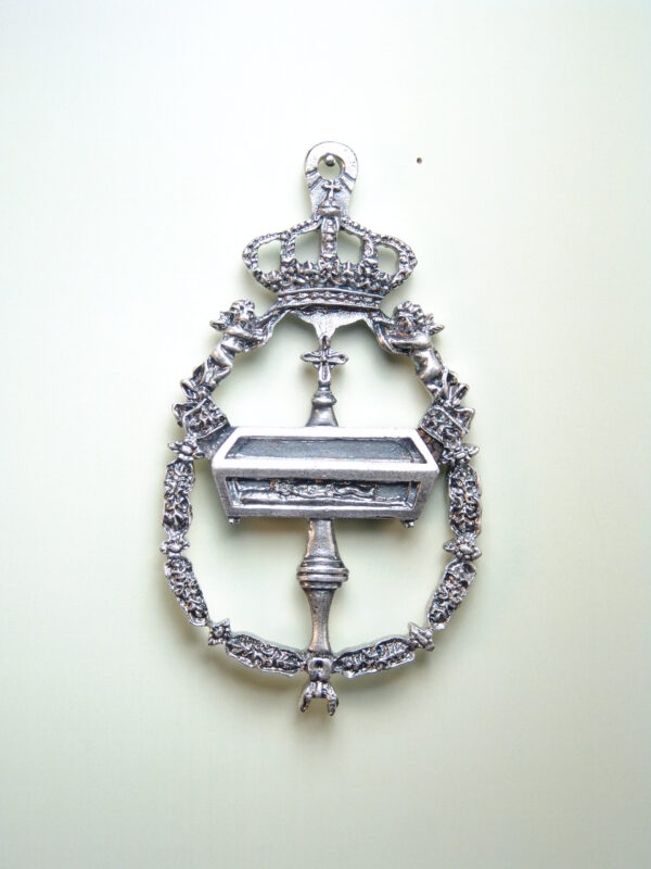 MEDALLAS RELIGIOSAS HERÁLDICAS RELIEVE "FÉRETRO ORLA TOISON 70 MM"