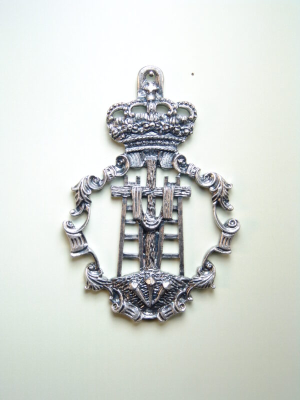 MEDALLAS RELIGIOSAS HERÁLDICAS RELIEVE "SAGRADO DESCENDIMIENTO CALADO 75 MM"