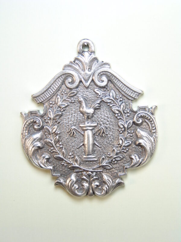 MEDALLAS RELIGIOSAS HERÁLDICAS RELIEVE "NEGACION DE SAN PEDRO SOBRE COLUMNA DE AZOTES 75 MM"