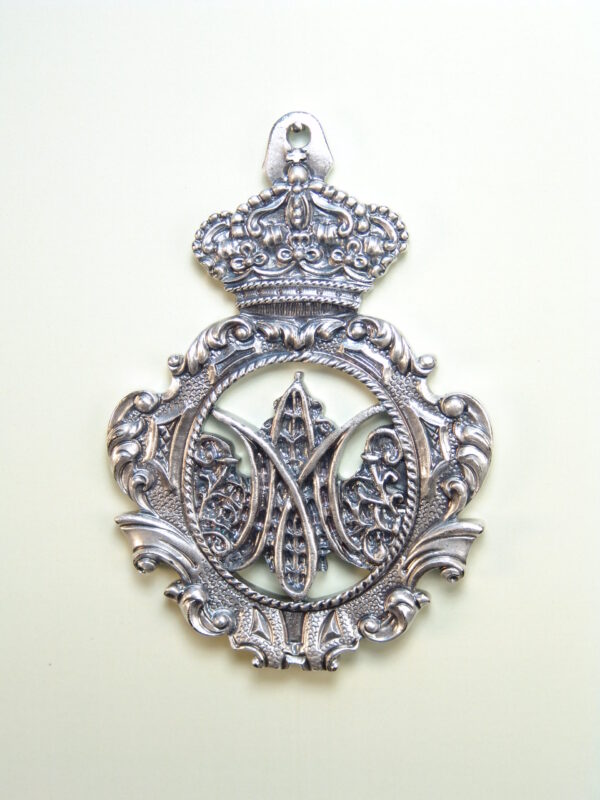 MEDALLAS RELIGIOSAS HERÁLDICAS RELIEVE "HIJAS DE MARIA CALADA 75 MM"
