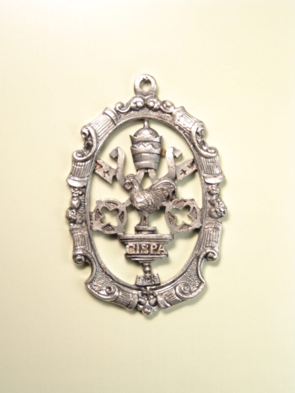 MEDALLAS RELIGIOSAS HERÁLDICAS RELIEVE "NEGACIONES DE SAN PEDRO SOBRE ORLA PROPIA CALADA 70 MM"