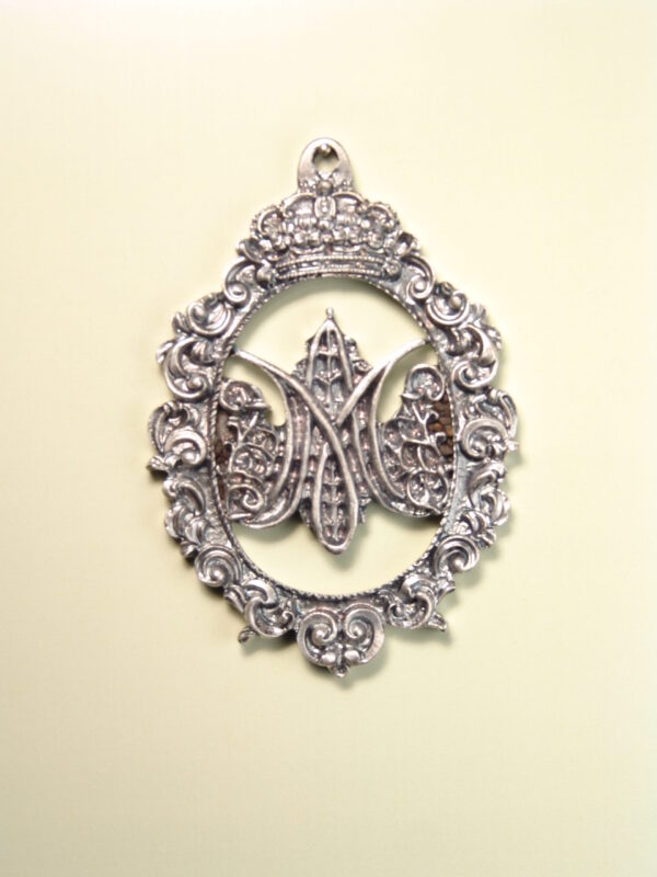 MEDALLAS RELIGIOSAS HERÁLDICAS RELIEVE "AVE MARIA ORLA PROPIA 70 MM"