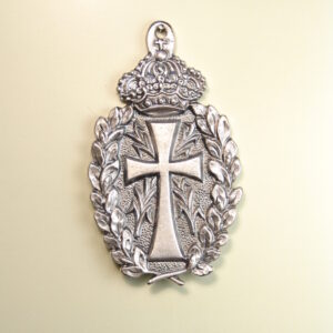 MEDALLAS RELIGIOSAS HERÁLDICAS RELIEVE "CRUZ DE MALTA CRUZADA DE PALMAS 70 MM"