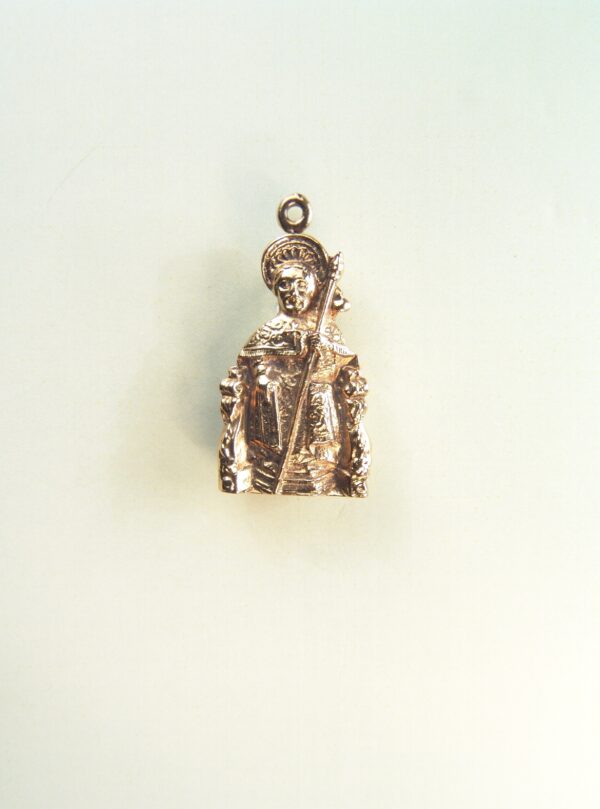 MEDALLITAS RELIGIOSAS IMÁGENES RELIEVE "SANTIAGO APOSTOL 22 MM ALTURA "