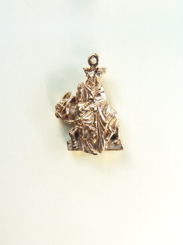 MEDALLITAS RELIGIOSAS IMÁGENES RELIEVE "BORRIQUITA 24 MM ALTURA "