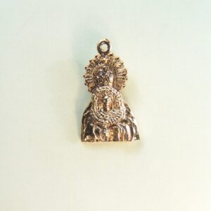 MEDALLITAS RELIGIOSAS IMÁGENES RELIEVE "MARIA SANTISIMA EN SU PENITENCIA 21 MM ALTURA "