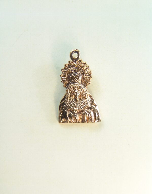 MEDALLITAS RELIGIOSAS IMÁGENES RELIEVE "MARIA SANTISIMA EN SU PENITENCIA 21 MM ALTURA "