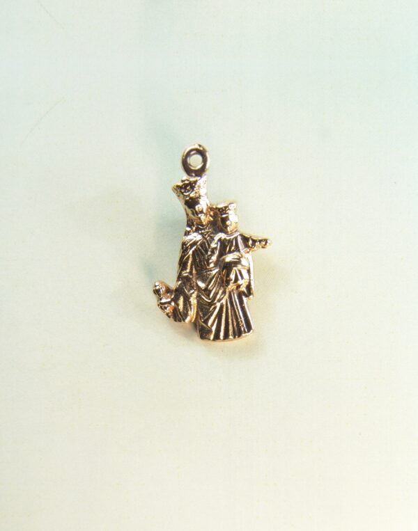 MEDALLITAS RELIGIOSAS IMÁGENES RELIEVE "VIRGEN CON NIÑO 18 MM ALTURA "