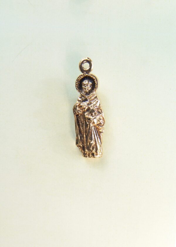 MEDALLITAS RELIGIOSAS IMÁGENES RELIEVE "SAN JUAN EVANGELISTA SILUETA 22 MM ALTURA "