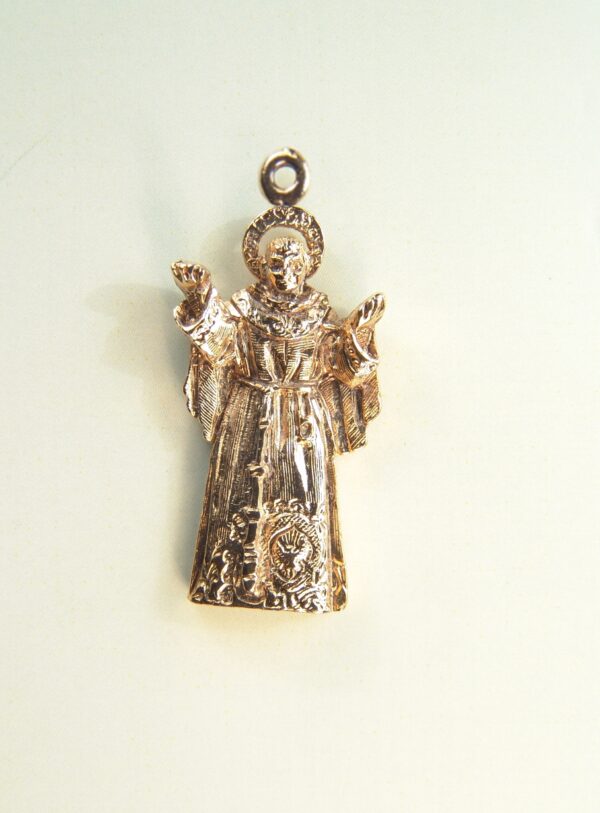 MEDALLITAS RELIGIOSAS IMÁGENES RELIEVE "SAN PASCUAL 30 MM ALTURA "