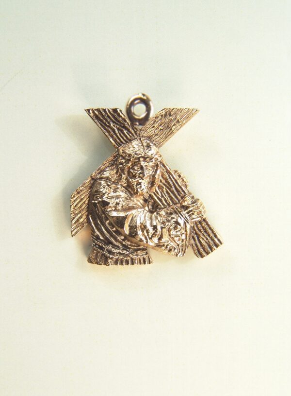 MEDALLITAS RELIGIOSAS IMÁGENES RELIEVE "JESUS NAZARENO MEDIO CUERPO 25 MM ALTURA "