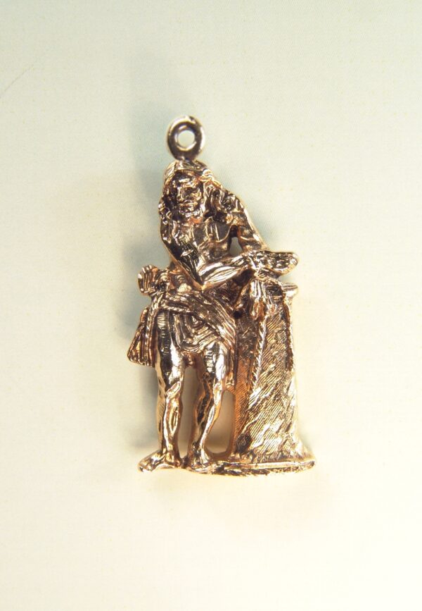 MEDALLITAS RELIGIOSAS IMÁGENES RELIEVE "JESUS ATADO A LA COLUMNA 30 MM ALTURA"