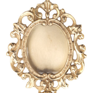 RELICARIOS TROQUEL REP.  CARTELA  ORO DE 11 CM. PARED