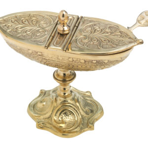 NAVETAS TROQUEL REP. PLANA  ORO DE 13 CM.