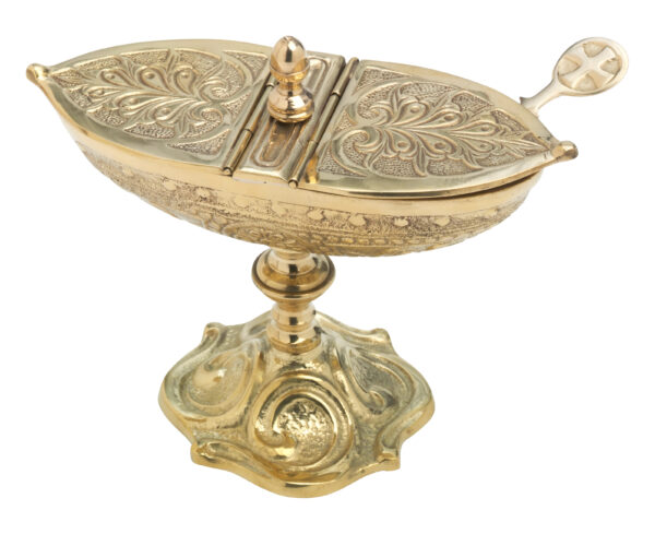NAVETAS TROQUEL REP. PLANA  ORO DE 13 CM.