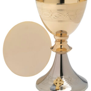 CALICES TROQUEL REP. CENEFA  BICOLOR DE 20 CM.