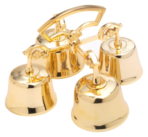 CARRILLON TROQUEL REP. TAZA  ORO DE 20 CM.